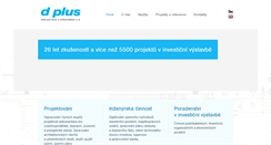 Desktop Screenshot of d-plus.cz