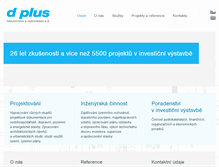 Tablet Screenshot of d-plus.cz